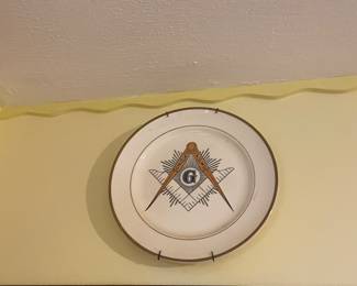 MASONIC PLATE