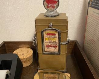 TOY GASOLINE PUMP ADVERTISING PIECE