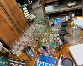 Barware and signs
