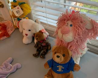 Vintage stuffed animals