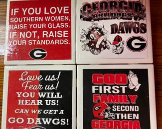 UGA coasters