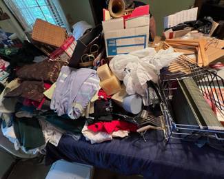 Craft supplies and clothes