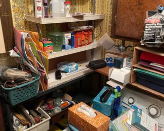 Loaded laundry room! Washer and dryer are for sale!