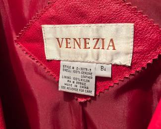 Venezia Leather blazer