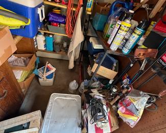 Utility closet is stuffed full!