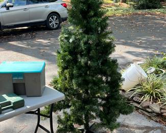 Christmas tree and stand