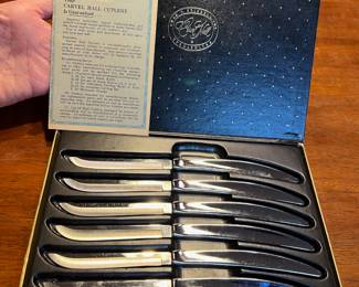 Art Deco knives by Carvel Hall Cutlery