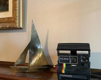 Vintage Polaroid camera