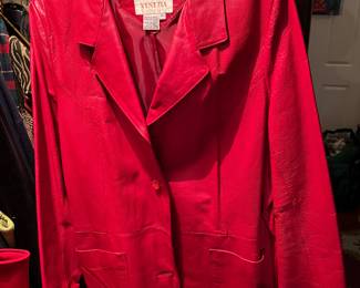 Venezia Leather blazer