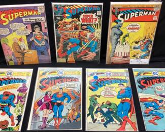 (7) DC SUPERMAN COMICS, #173, #231,