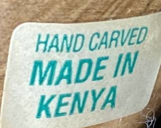 WARTHOG & GAZELLE HANDMADE WOOD