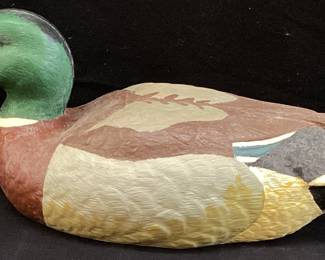 MALLARD DRAKE DUCK ARTIST SIGNED, 10.75