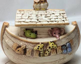 NOAHS ARK COOKIE JAR