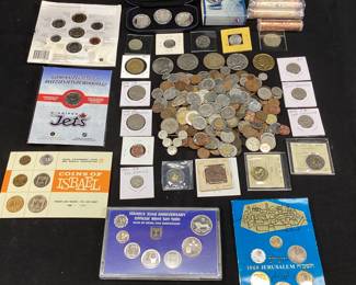 LARGE GROUP OF FOREIGN COINS