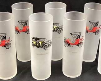 (8) VTG. FROSTED TOM COLLINS ANTIQUE