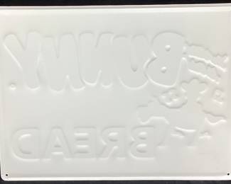 BUNNY BREAD METAL SIGN, 16