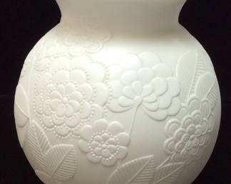 Vintage Kaiser Floral Vase Signed