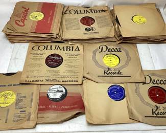 (50) 78 RECORDS IN ORIGINAL JACKETS