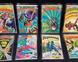 (8) 12c DC COMICS AQUAMAN #9, #16, #32, #36, #38, #39, #40 & #41