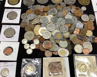 LARGE GROUP OF FOREIGN COINS