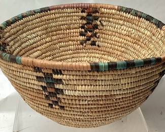 CHEROKEE NATIVE AMERICAN BASKET, 10''