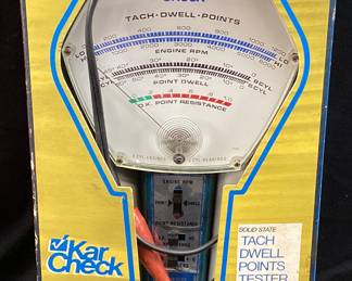 KAR CHECK MODEL 2013, TACH DWELL POINTS