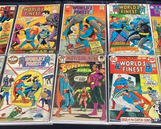 (10) DC WORLD’S FINEST SUPERMAN & BATMAN COMICS, #174, #177, #180, #182, #192, #195, #197, #200, #211, #215