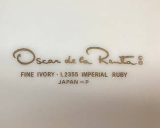 OSCAR DE LA RENTA IMPERIAL RUBY PATTERN