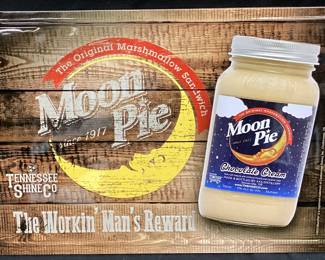 MOON PIE METAL SIGN, 17 by 12