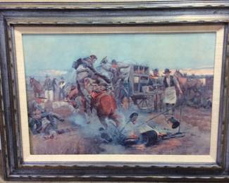 OLD WEST CHUCK WAGON ART
