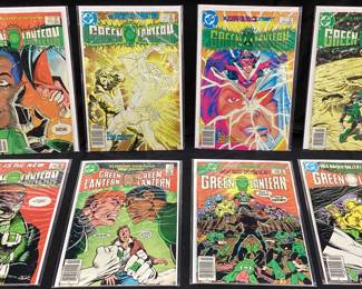  (8) DC GREEN LANTERN COMICS, #190, #191, #192, #193, #196, #197, #198, #199