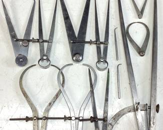 ASSORTED CALIPERS, STARRETT, BEMIS