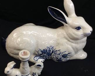 VINTAGE DEDHAM RABBITS