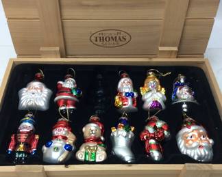 THOMAS MUSEUM HAND BLOWN CHRISTMAS