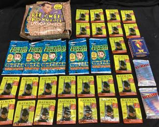 1988 TOPPS PEE-WEE’S PLAYHOUSE CARDS & 1991 DC COMICS BATMAN CARDS
