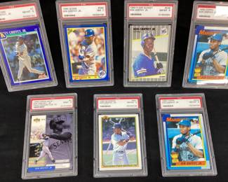 (7) KEN GRIFFEY JR. CARDS NM7 to MINT 9