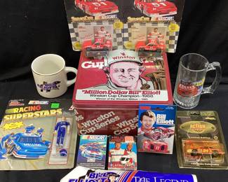 BILL ELLIOTT NASCAR COLLECTIBLES, TIN