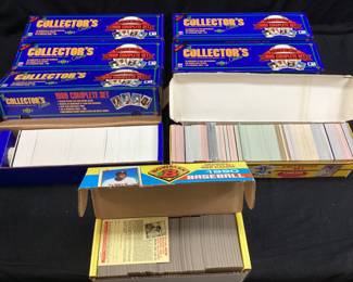  (9) 1989 UD COLLECTORS CHOICE, 1990 SCORE & 1990 BOWMAN BASEBALL CARD GROUP