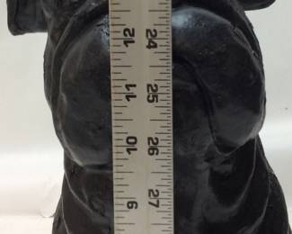 LARGE BULLDOG STATUE