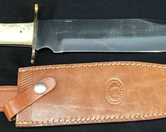 CHIPAWAY BOWIE KNIFE w PACKWOOD HANDLE
