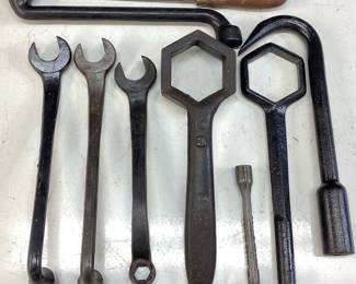 ASSORTED VTG. TOOLS, FORD WRENCHES