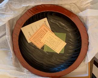 Multiple Wood and Porcelain Oriental Pieces