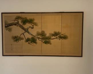 Four Panel Japanese Artwork