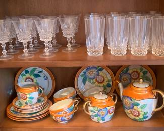 Crystal and Vintage China sets