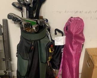 Golf Clubs and Golfing Accessorues