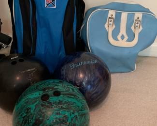 Bowling balls and bags