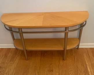 MCM Half Moon Console Table