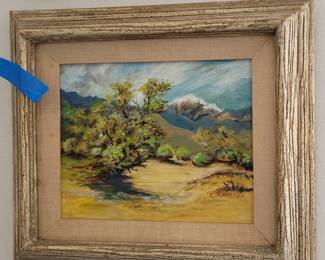 Beautiful landscape oil painting