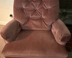 pink recliner