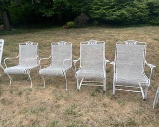 Metal Patio Table and Chairs